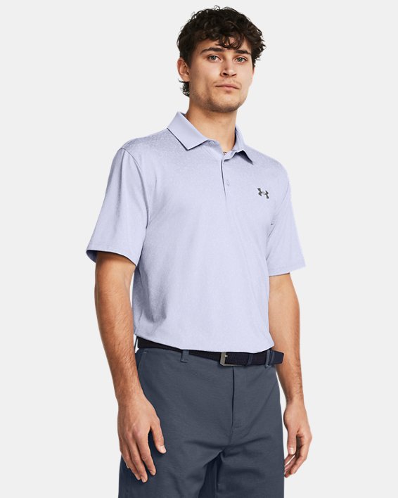 Men's UA Playoff 3.0 Coral Jacquard Polo in Purple image number 0